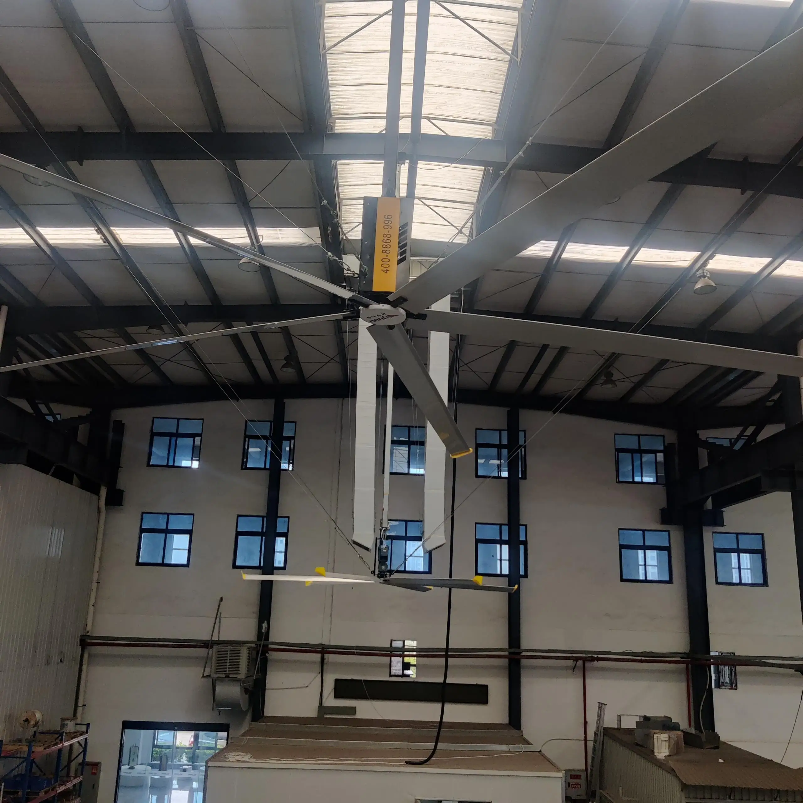 JULAI RTS 18FT 5.5 diameter big hvls industrial ceiling fan for commercial