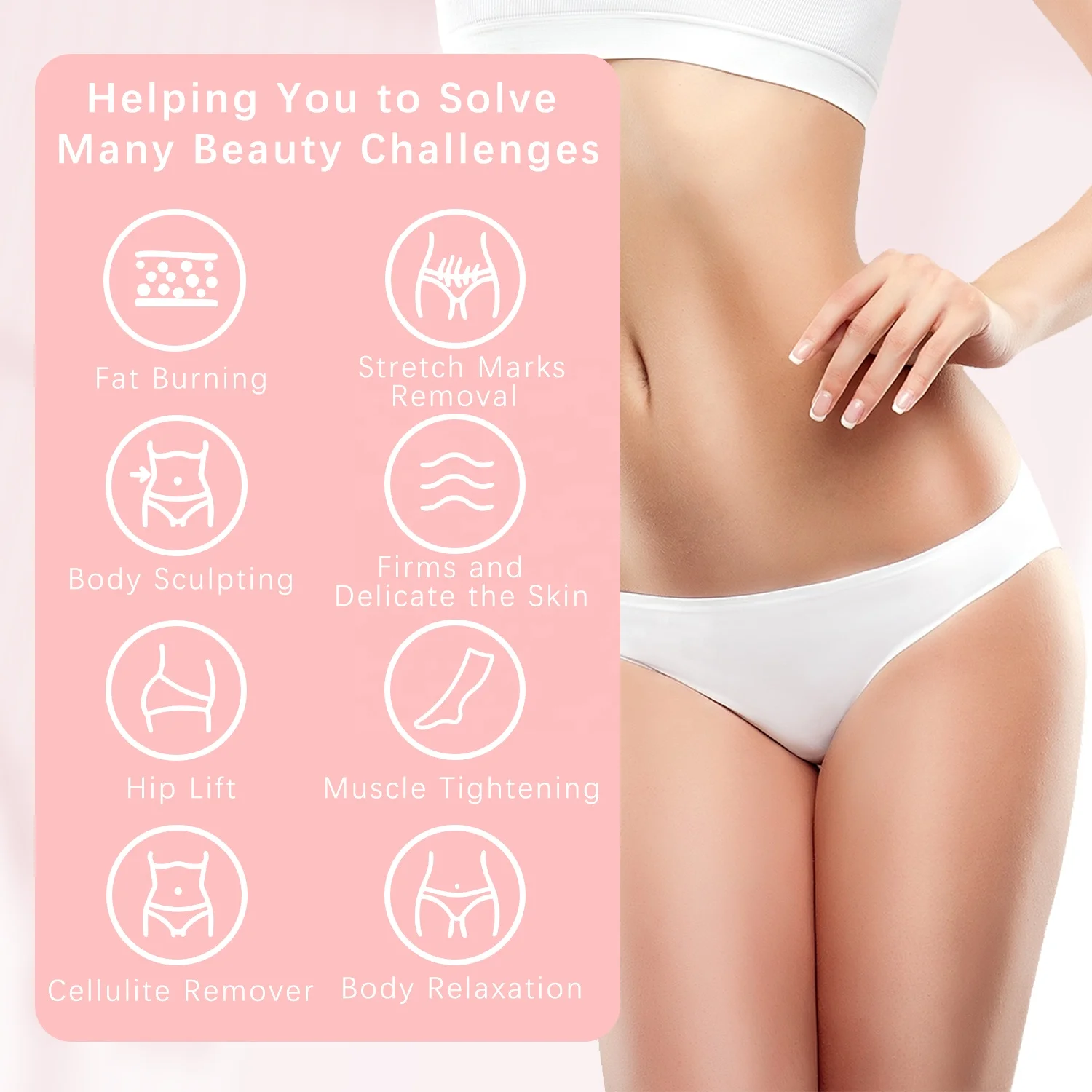 Massage Cellulite EMS Electric Pulse Massage Machine Anti-cellulite Massager