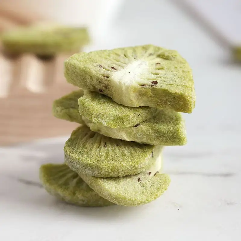 Professional Factory kiwi fruit slices kiwi crispy non fried snacks yogurt mate health food
