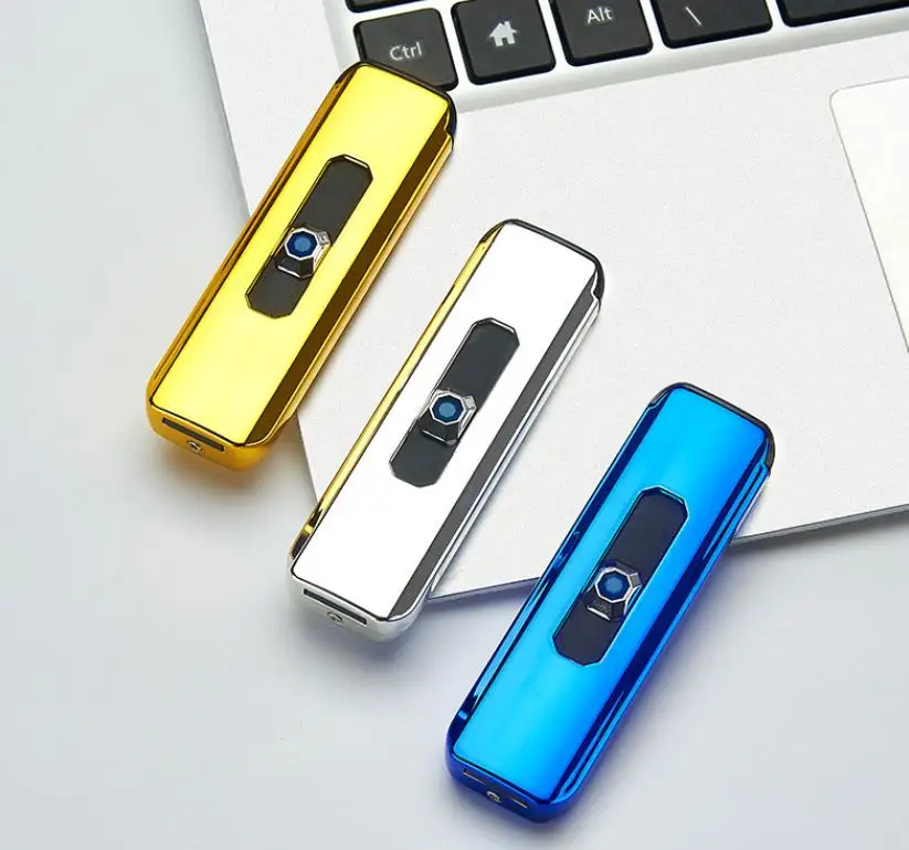 Electric USB Rechargeable Portable Windproof lighters Smoking Accessories Tools rechargeable electric lighter