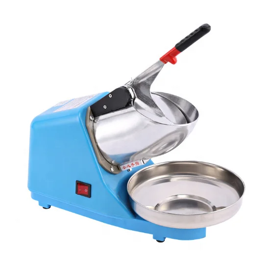 New Snowflake Ice Breaker Double Knife Ice Shaved Machine Small Commercial Ice Grinder