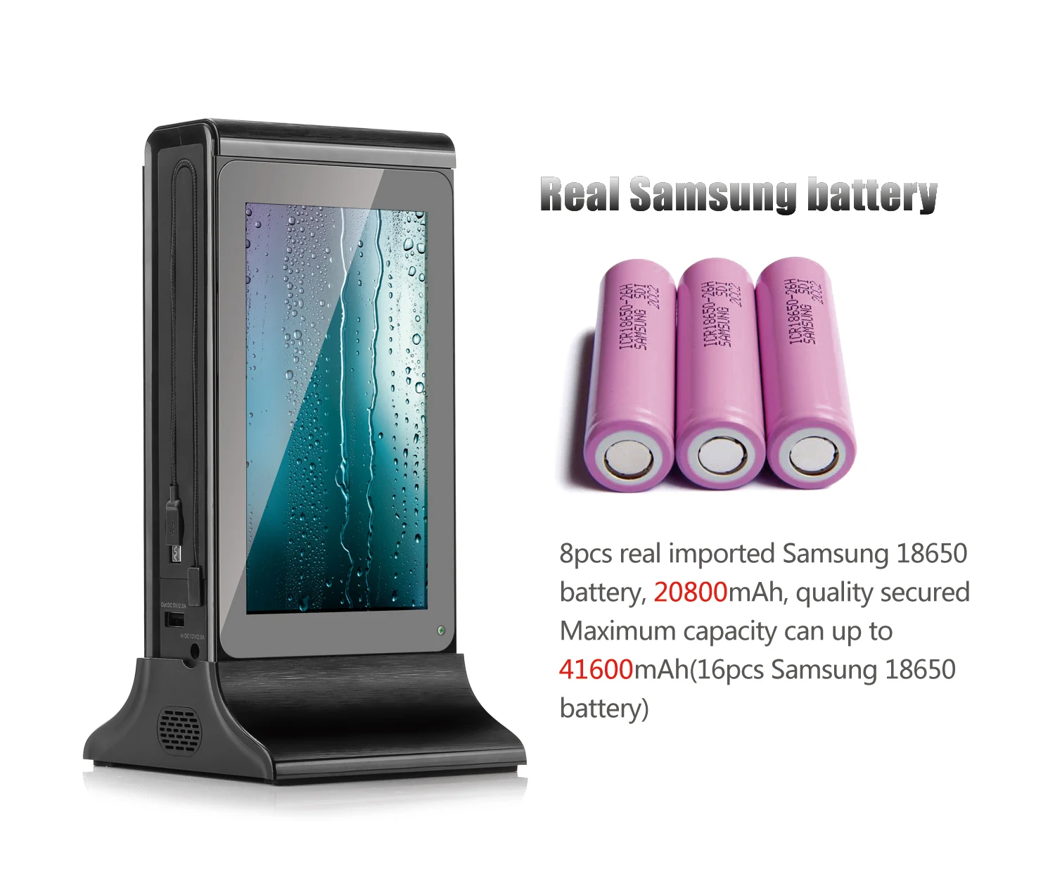 android wifi portable digital restaurant menu tabletop advertising display table player