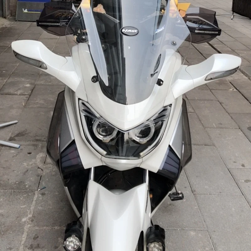 Modified motorcycle accessories NMAX155 rear back side view mirror with led turn light side mirror for yamaha nmax155 2016-2019