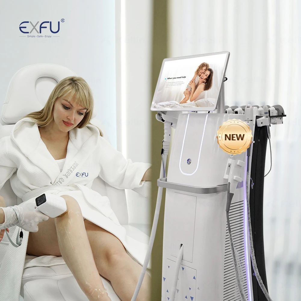 EXFU 4IN1 Multiple beauty instrument ipl skin rejuvenation nd yag laser prezzi delle machine diode Laser Hair Removal 808Nm