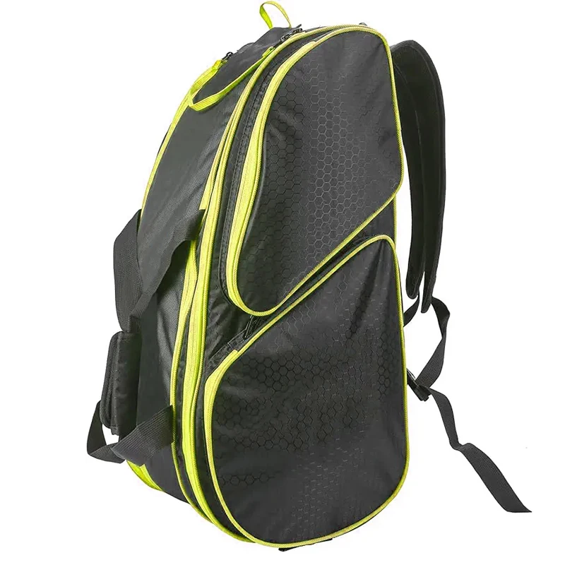 Oem Custom Premium Quality Pickleball Paddle Backpack Hockey Sports Large Racquet Tennis Pickleball Badminton Racket Paddle Bag