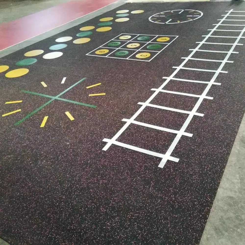 Бесплатный образец резинового напольного покрытия для тренажерного зала толщиной 15 мм