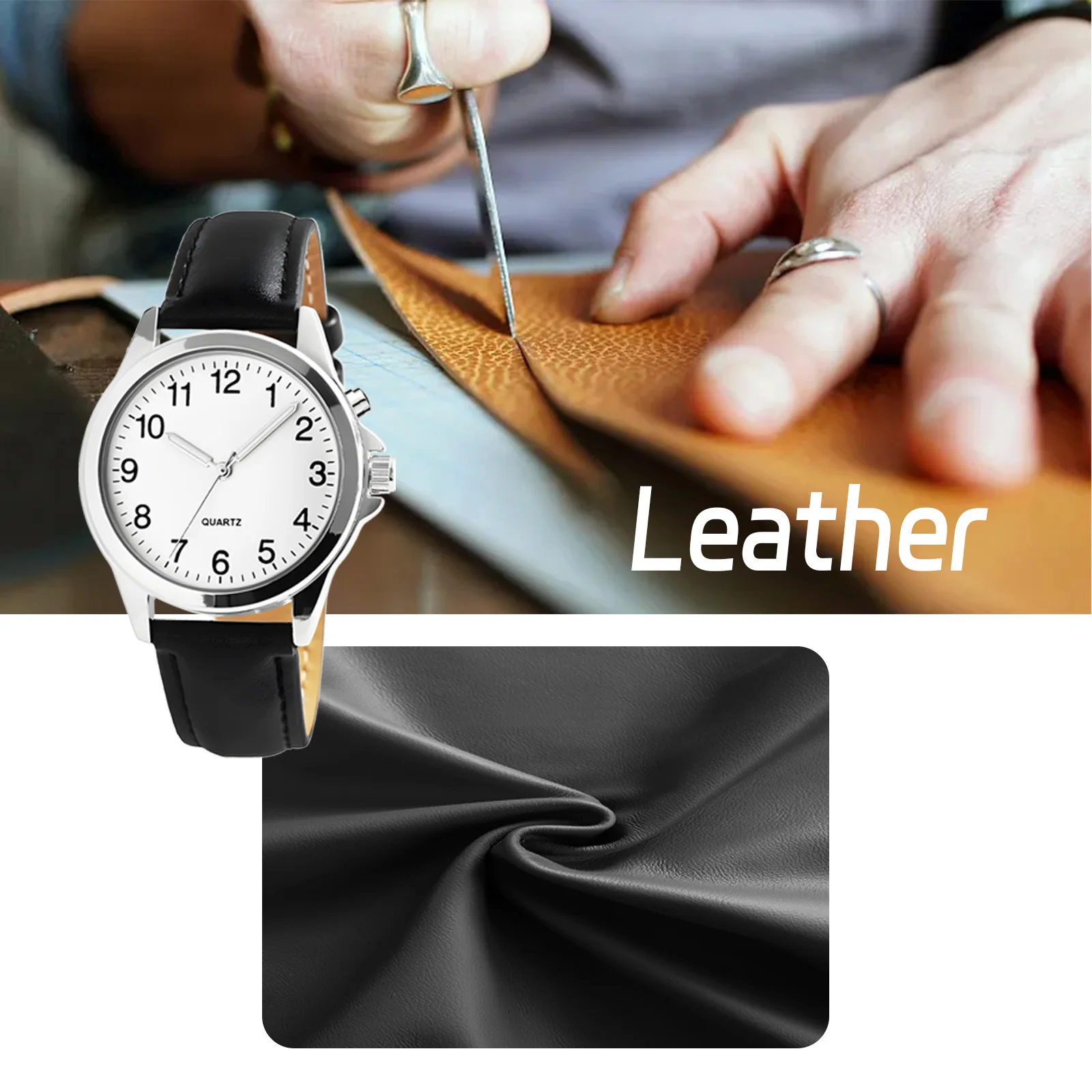 Germany Spanish English Talking Watch Jumbo Number Analog Watch for The Blind Visually Impaired Seniors