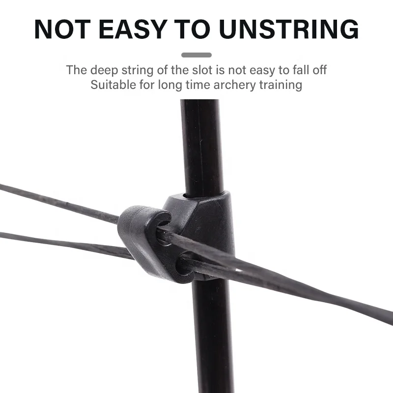SPG Archery Bowstring Separator Compound Bow String Distributor Plastic Cable Slide Outdoor Hunting Adjustable Accessories