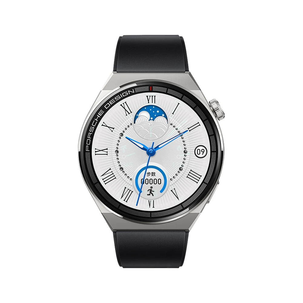 2022 AM 3MAX New Round 1.39 Inch Screen Smart Watch Hs6621 chipset Sport Wearable Devices With Wireless Charger