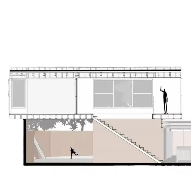 High Quality Soundproof Office Partition Store Room Prefab House Tiny Home Built By Blocks Bricks Wall Panels