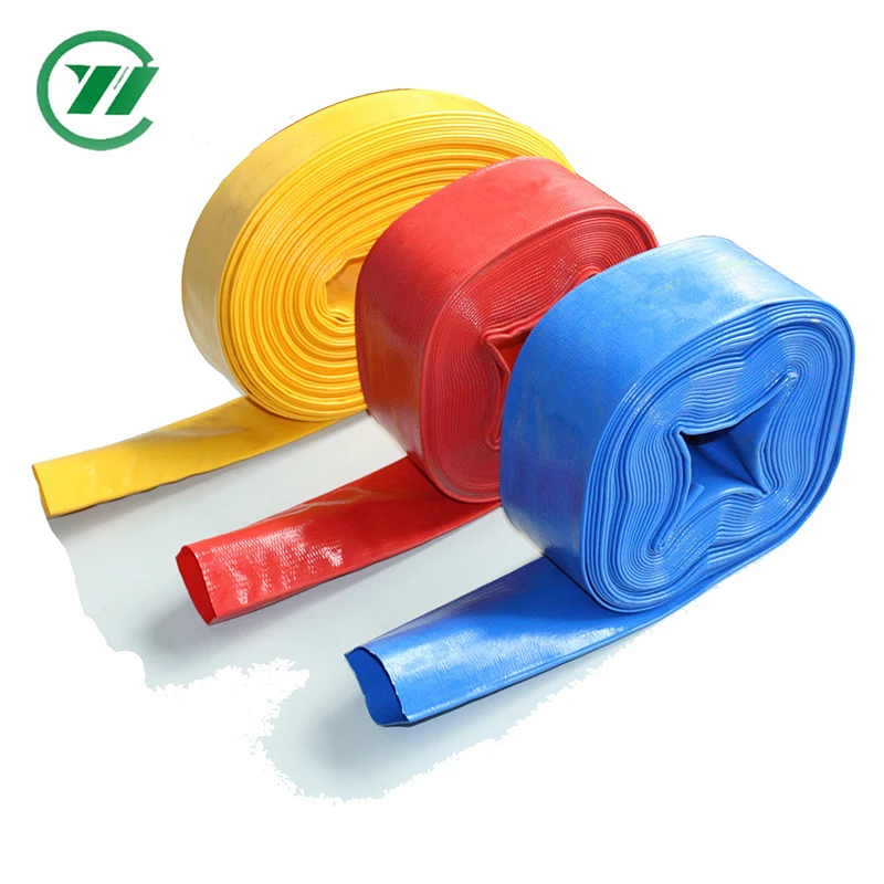 2 inch lay high pressure hot selling roll flat 150ft expandable garden hose reel