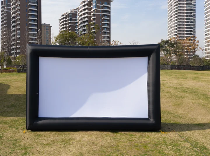 Blow Up Big Outdoor Movies Inflatable TV Screen Open Air Cinema Inflatable Movie Screen