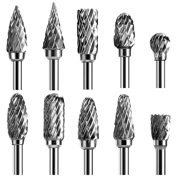Hot Sale Carbide Rotary Burrs Tungsten Carbide Rotary Burr for Woodworking Drilling Metal Carving Engraving Polishing