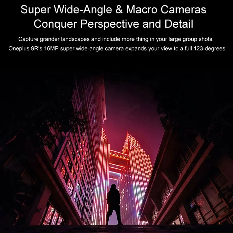 Drop Shipping 5G Smartphone 9 R Android 8GB 256GB Snapdragon 6.55 Inch 120Hz AMOLED 65W Fast Charge Smart Phone OnePlus