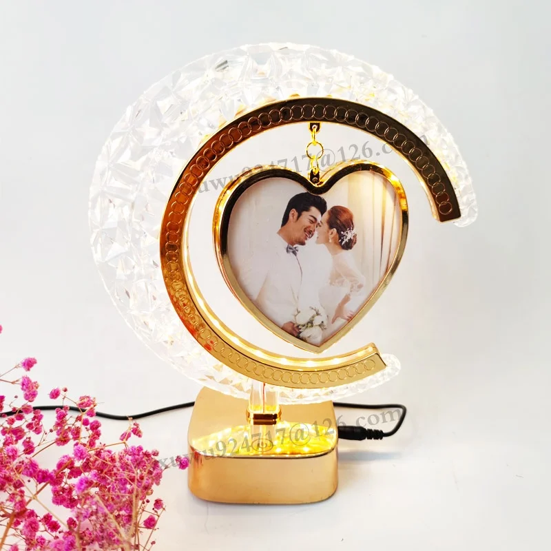 Acrylic LED Photo Frame Fashion LED Photo Frame Stage USB Charging Multi-Function Plastic Picture Photo Frame