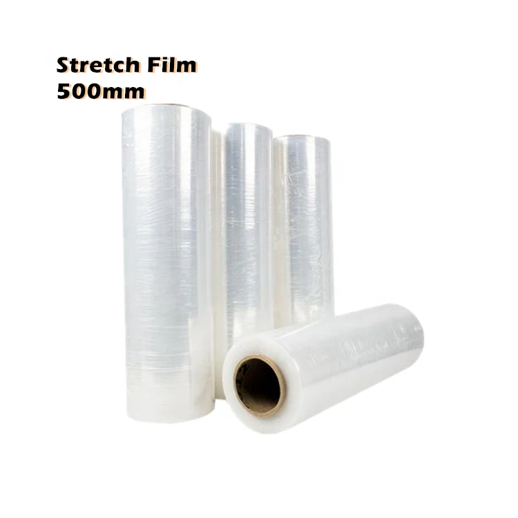 Manufacture 20 23 Micron pe Gauge packing PE plastic protective film roll stretch film clear polythene pallet hoods