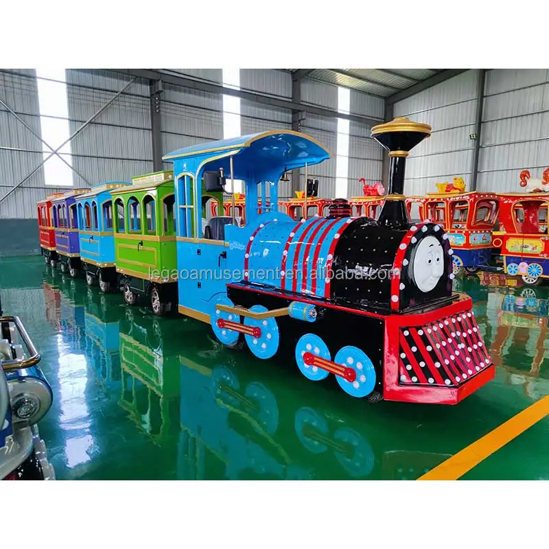 Low Price Trackless Train Electric Amusement Park Train Ride for Kids