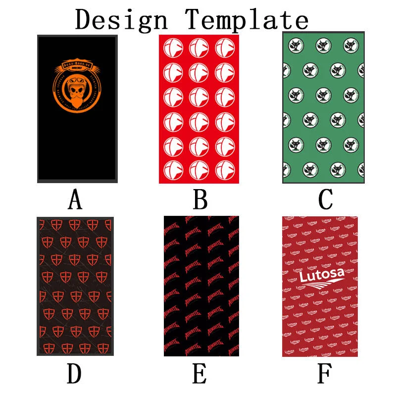 Custom Print Logo Neck Gaiter Seamless Bandanas For Sublimation Multifunctional Face Mask Solid Color Tube Bandana