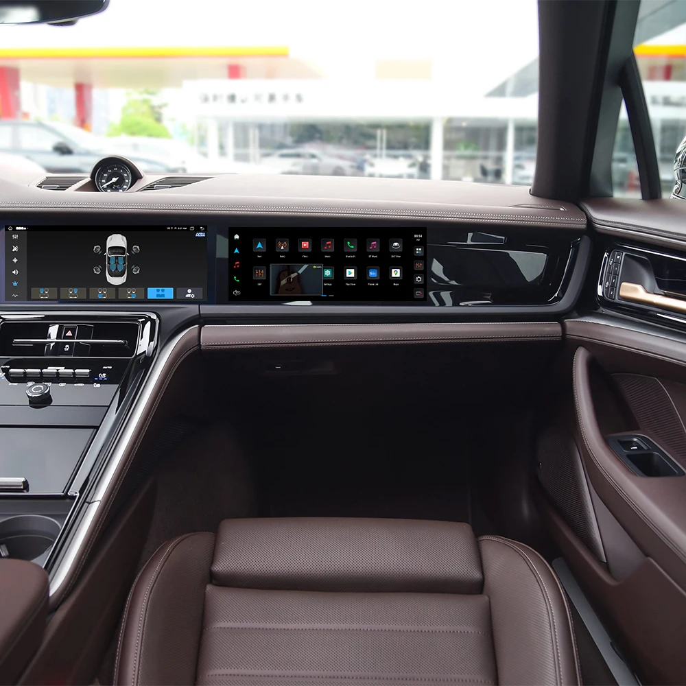 15 дюймов развлекательная система мультимедийный плеер для Porsche Panamera 2024 Android второй пилот смарт-экран автомобильное радио навигация