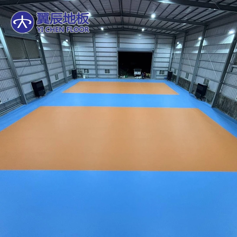8.0mm Plastic Vinyl Volleyball tennis Floor for Indoor Sports Courts Fields