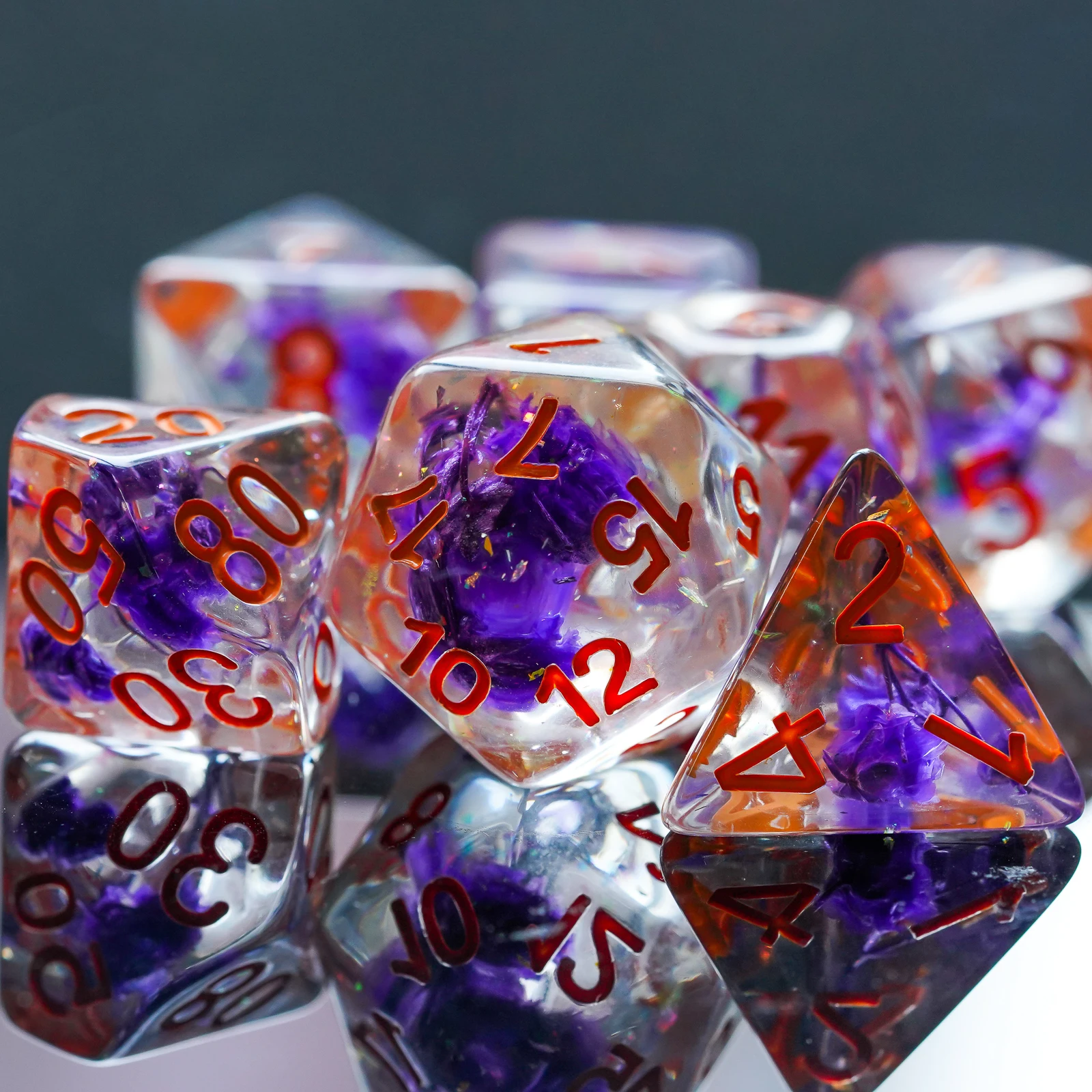 Набор многогранных игральных Кубков для DND RPG настольных игр или карточных Dungeons