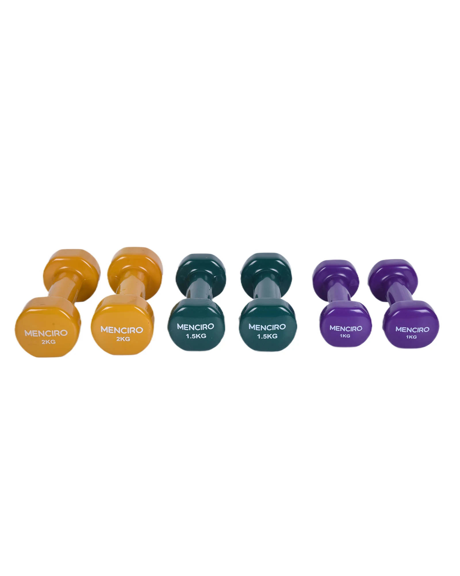 Manufacturer Supply Gym Home Workout Free Weight Fitness Women Bodybuilding Colorful Fitness Solid Weights Dumbbell Set