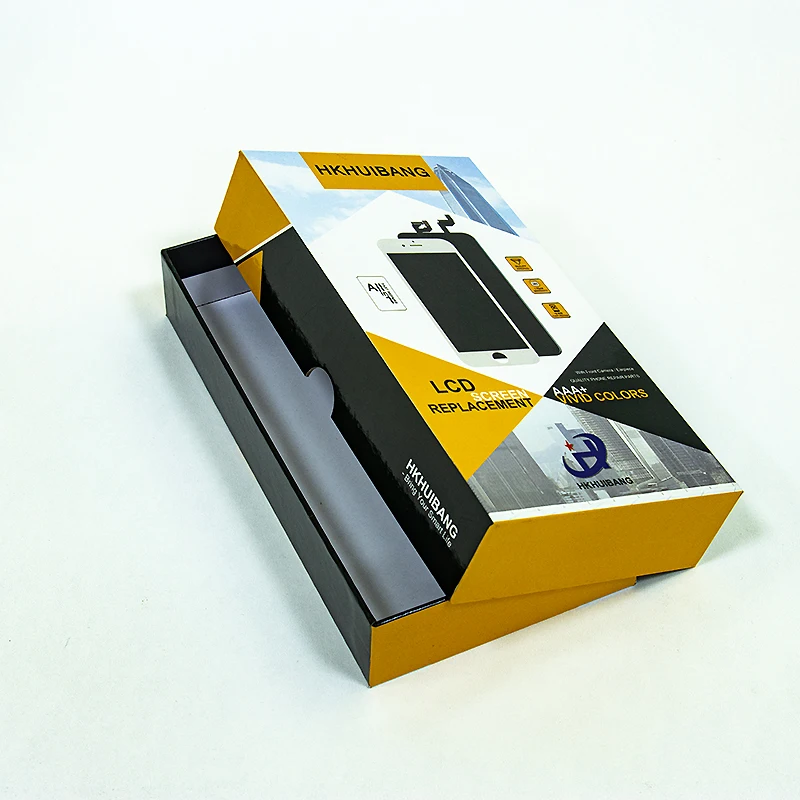 Wholesale luxury mobile phone accessory box gift box supports customized size logo sky and earth cover box