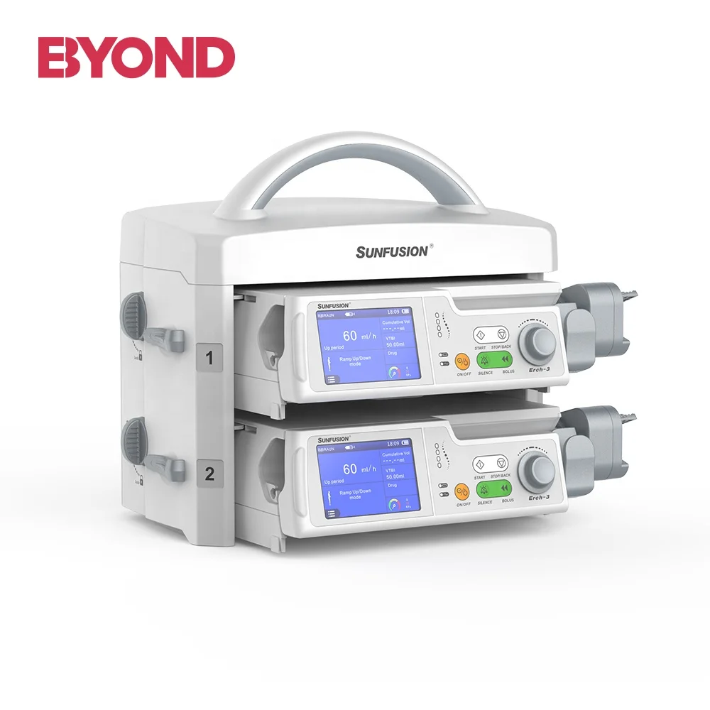BYOND manufacturer medical micro double infusion syringe pump infusion pump injection pump