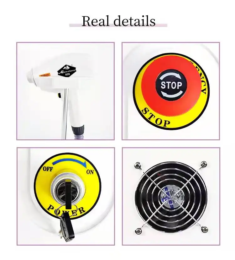 600W 755nm 808nm 1064nm диодный лазер для удаления волос