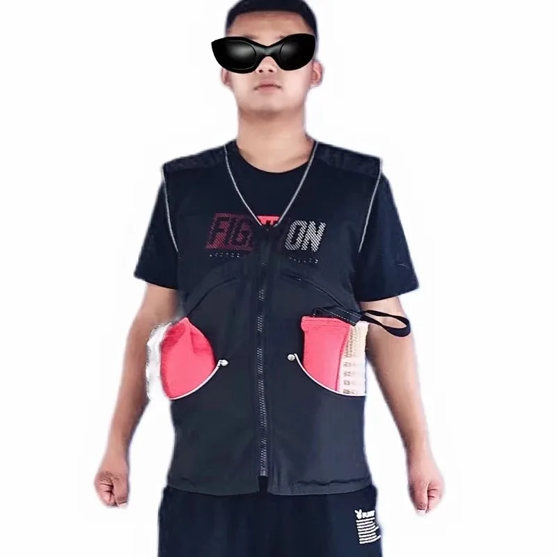 Breathable Mesh K9 Dog Training Vest Professional Dog Trainer Gear With Multiple Pockets for Spring/Summer