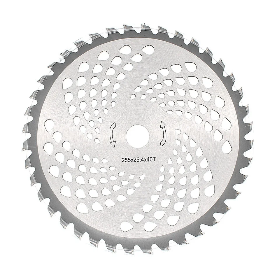 
255*25.4*40T Alloy Blade for replacement grass trimmer brush cutter 