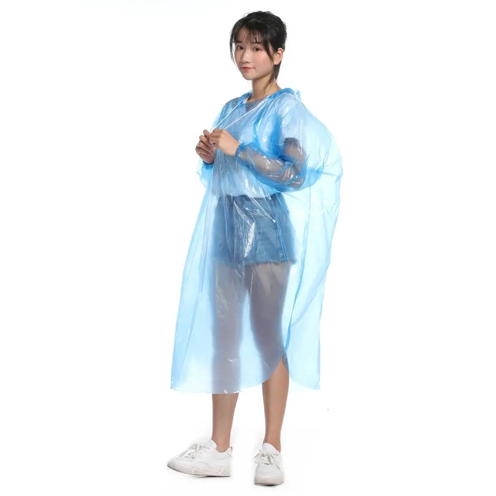 Wholesale Cheap poncho disposable adults rain coat waterproof raincoats PE rainwear