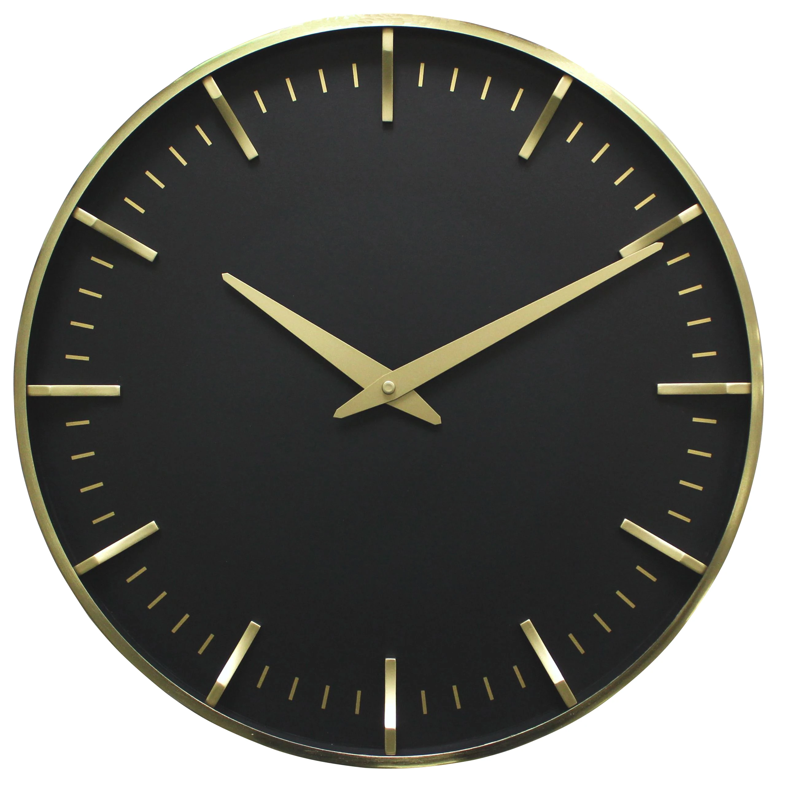 High quality Mohua metal hanging circular  modern wall clock suitable for office home decoration