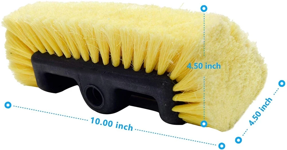 Telescopic Handle Soft Bristle Car Wash Brush Water Flow Switch Car Wash Cleaning Broom