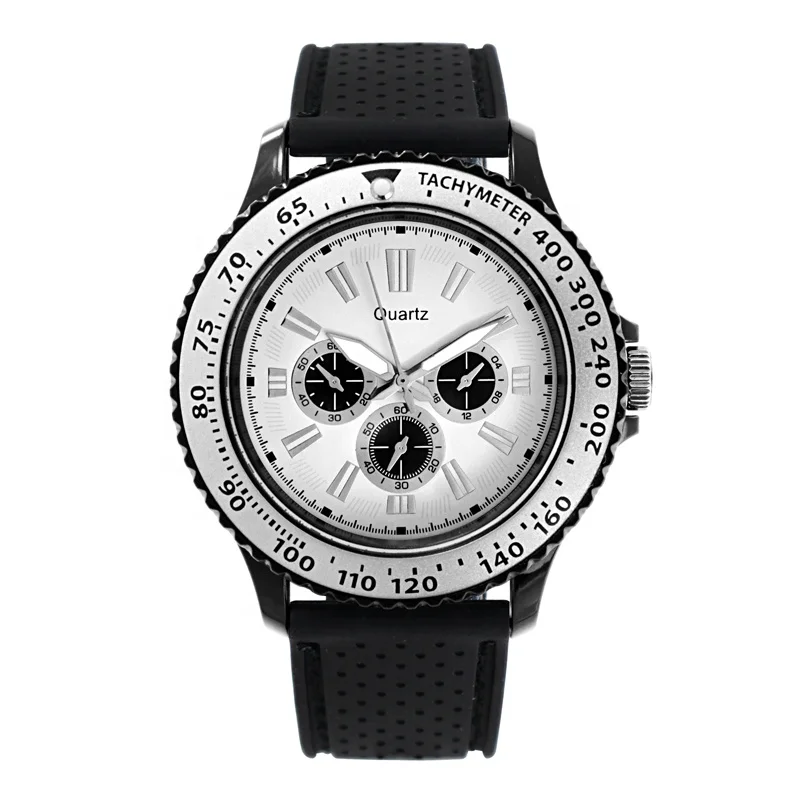 
Silicone strap plastic Current Classic Quartz OEM cheap popular promotion novelty Wrist Watches 