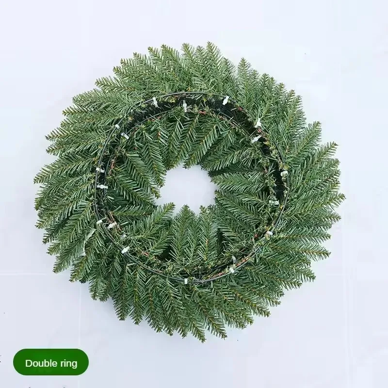 Christmas Garland Rattan Garland 30/40/50/60cm Mall Hotel Show Window Christmas Wreath Real Touch Christmas Wreath Wholesale