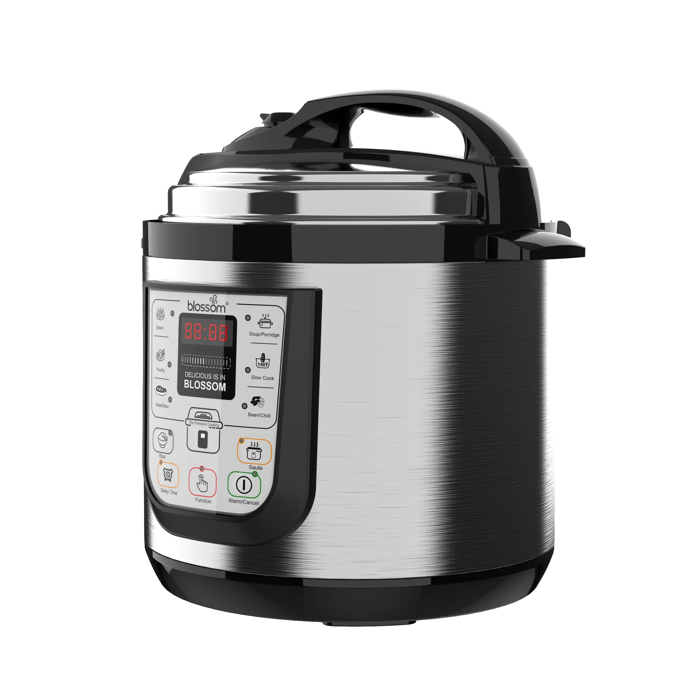220V 50Kpa Freon-Free Aluminum Inner Pot 6L Automatic Electric Pressure Cooker Stainless Steel Multi-functional Restaurant Hotel