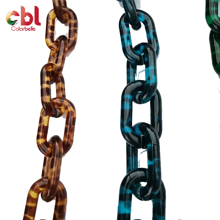 Оптовая продажа, пластиковая акриловая цепь, полимерная цепь, акриловая цепь для сумок, аксессуары для ручек, производитель с 60 см