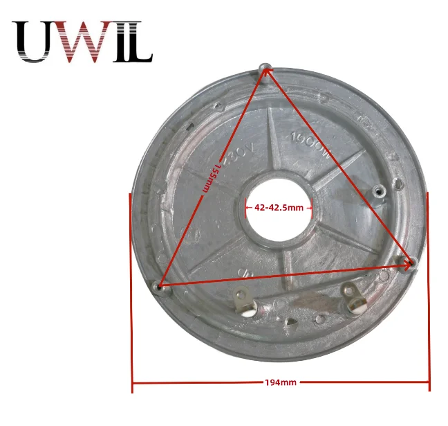 Professional rice cooker spare parts heating plate customized 1000w rice cooker heating element 110V 230V