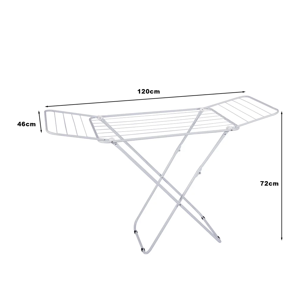 Folding Clothes Rack Balcony Drying Clothes Hanger Laundry Drying Rack Folding To Dry