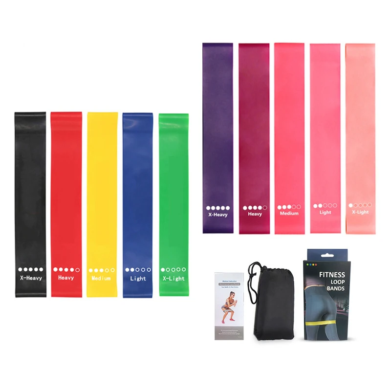 Pilates Training Latex Resistance Bands Hip Stretch Resistance Loop Exercise Bands