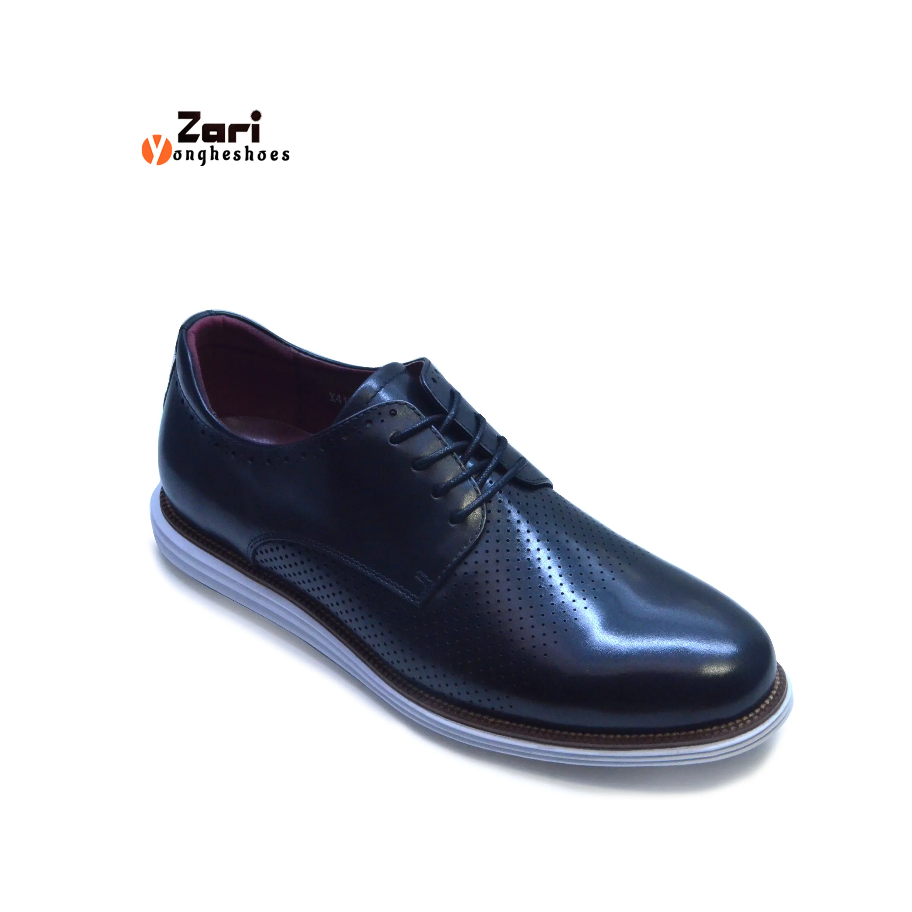 Zari Custom Original Breathable Casual Dress Shoes Genuine Leather For Shoes Men Oxfords
