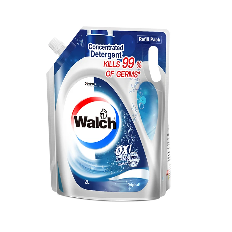 Factory Price Oem Walch Laundry Detergent  Original Bag Aerobic Washing 2L