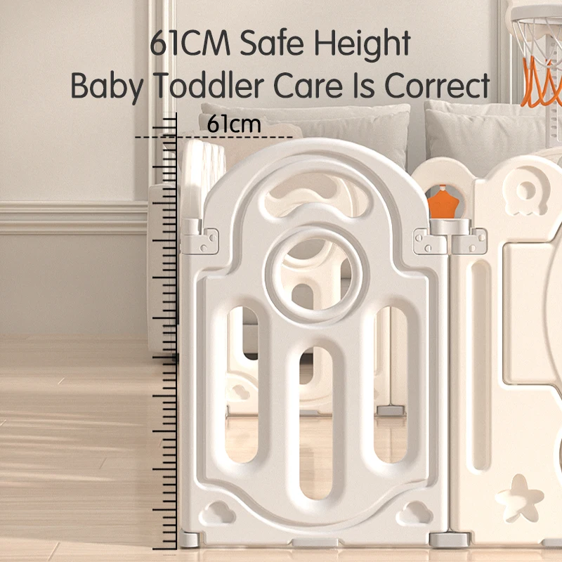 Customizable Amazon Hot Sale Free Samples Children Folding Play Yard Large Latest Plastic Safety Fence Kids Playpens With Gate
