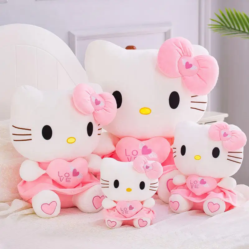NEW Kt Cat Doll Hi Kitty Plush Toy Sourcing Agent Christmas White the Kitty Plush Toys Pink Easter Stuffers Kitty Stuffed Dolls