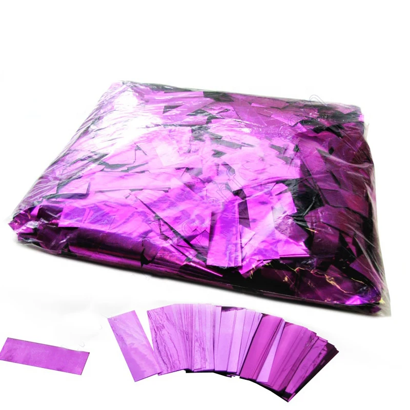 Flameproof Mylar Confetti For Confetti Machine Outdoor Full Color Papers Shred Decoration Metallic Foil Confetti Colorful Paper