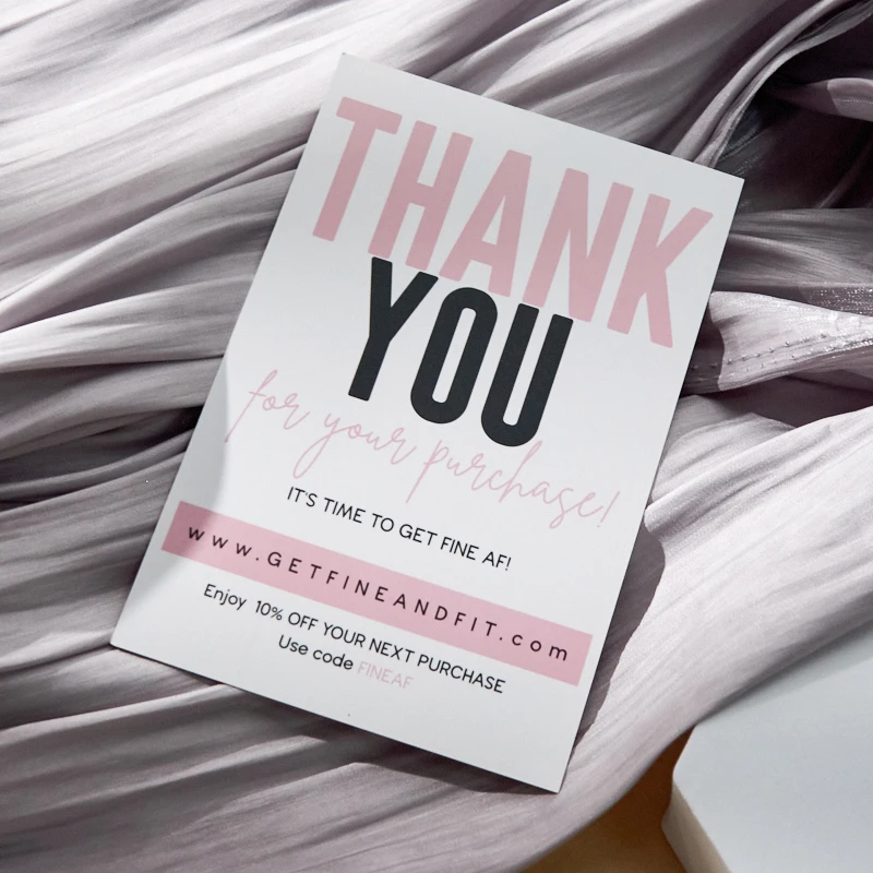 customized print logo business name card gift greeting cards thank you cards postcards