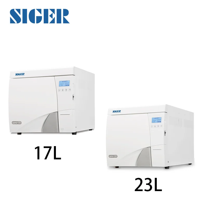 Siger AMI-17B dental autoclave OEM/ODM Factory CE approved Italian solenoid valve Free spare parts steam sterilizer
