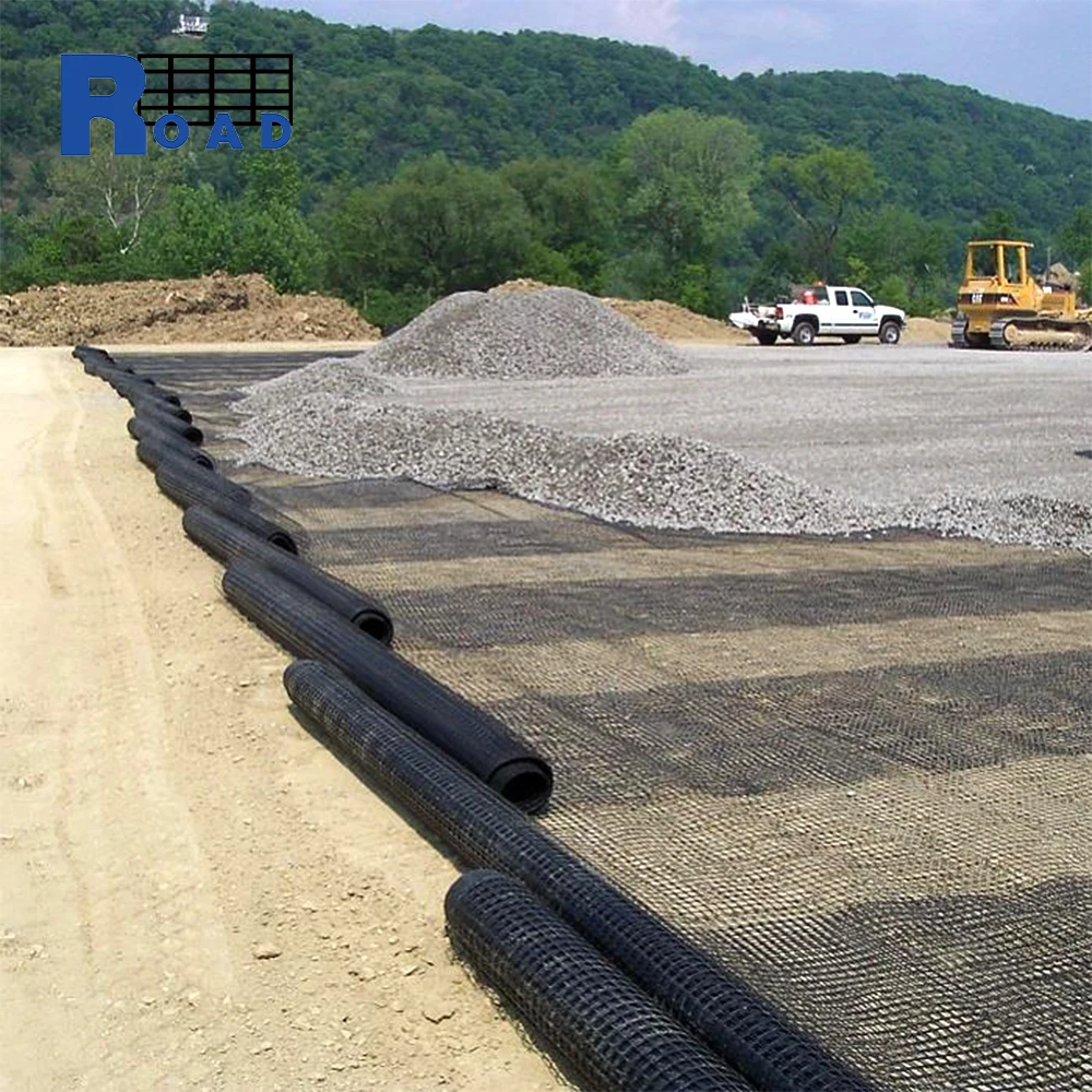 Earthwork Products Geo Grid Basalt Mesh Biaxial Geogrid for Road Reinforcement and Other Earthwork Products