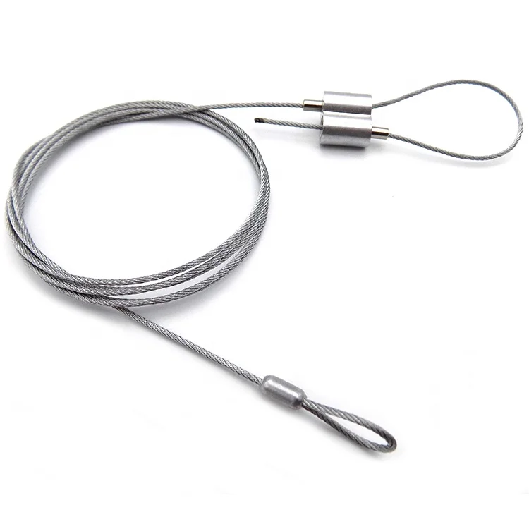 Индивидуальный оцинкованный стальной трос с фитингами и петлей